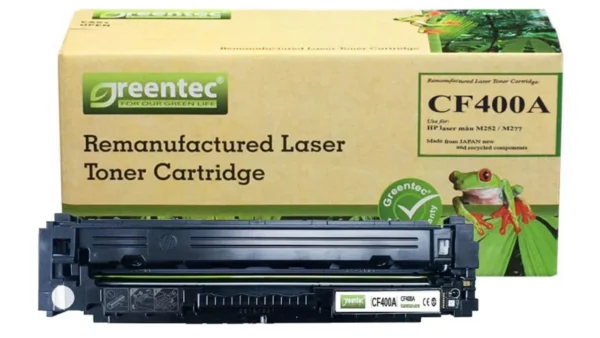 Mực in laser HP CF400A Greentech – mực đen, 1.400 trang