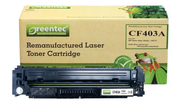 Mực in laser HP CF403A Greentech – mực hồng (Magenta), 1.300 trang