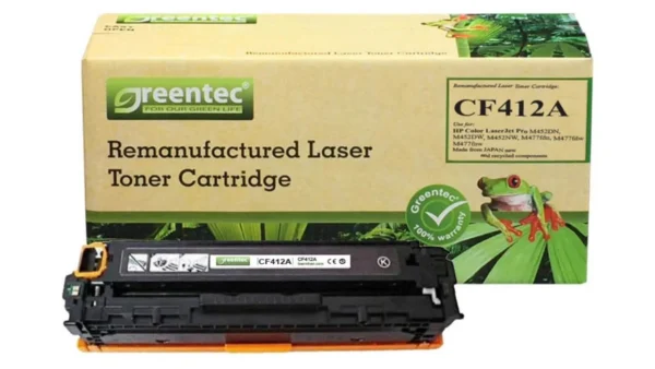 Mực in laser HP CF412A Greentech – mực vàng (Yellow), 2.300 trang