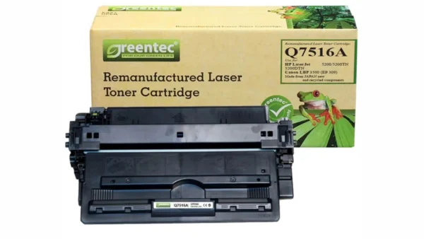 Mực in laser HP Q7516A Greentech – mực đen, 12.000 trang