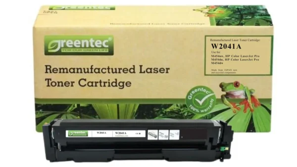 Mực in laser HP W2041A Greentech – mực xanh (Cyan), 2.100 trang