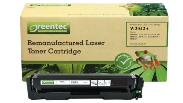 Mực in laser HP W2042A Greentech – mực vàng (Yellow), 2.100 trang