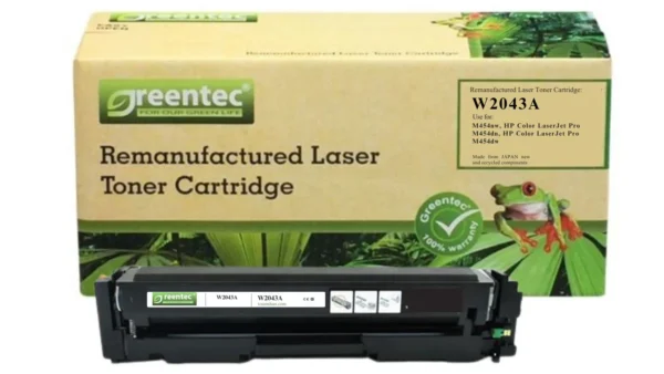 Mực in laser HP W2043A Greentech – mực hồng (Magenta), 2.100 trang