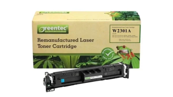 Mực in laser HP W2301A Greentech – mực xanh (Cyan), 1.800 trang