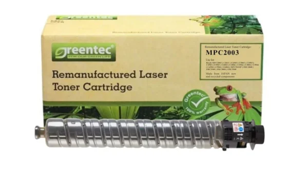 Mực in laser Ricoh MPC2003BK Greentech – mực đen, 15.000 trang