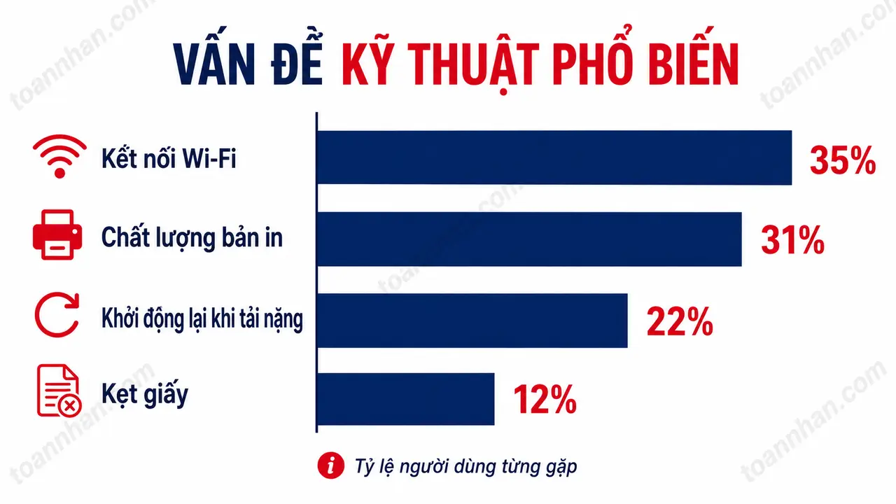 Các vấn đề kỹ thuật phổ biến trên Canon MF269dw