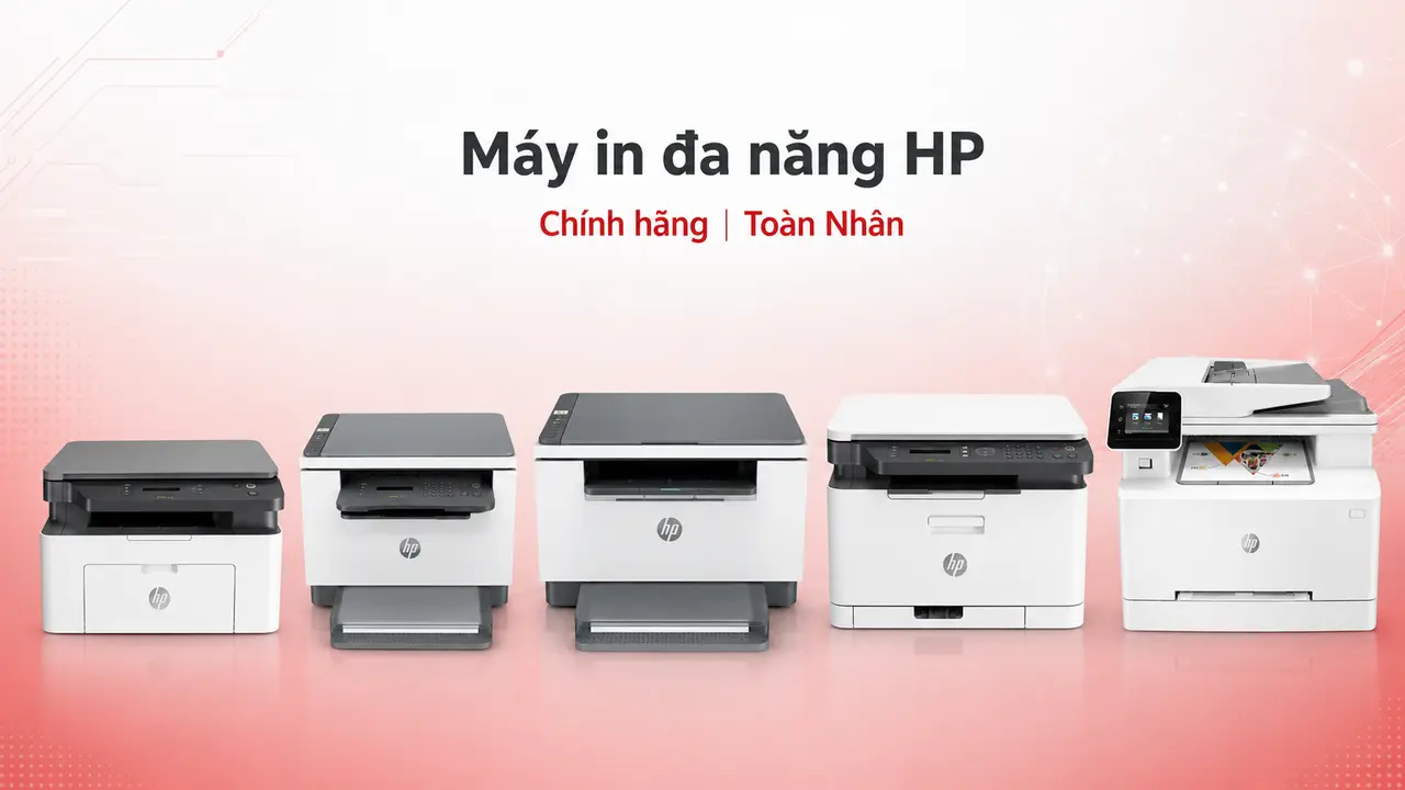 Các mẫu máy in đa năng HP laser chính hãng tại Toàn Nhân