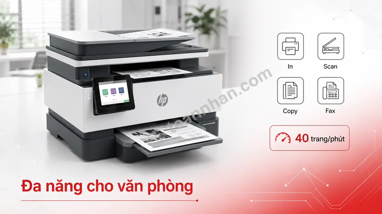 Máy in văn phòng đa năng HP M428fdw Máy in đa năng HP M428fdw cho văn phòng với bốn chức năng