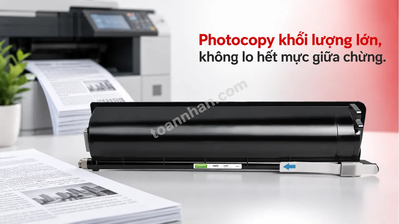 Mực photocopy Greentec Toshiba T5070 cạnh máy in