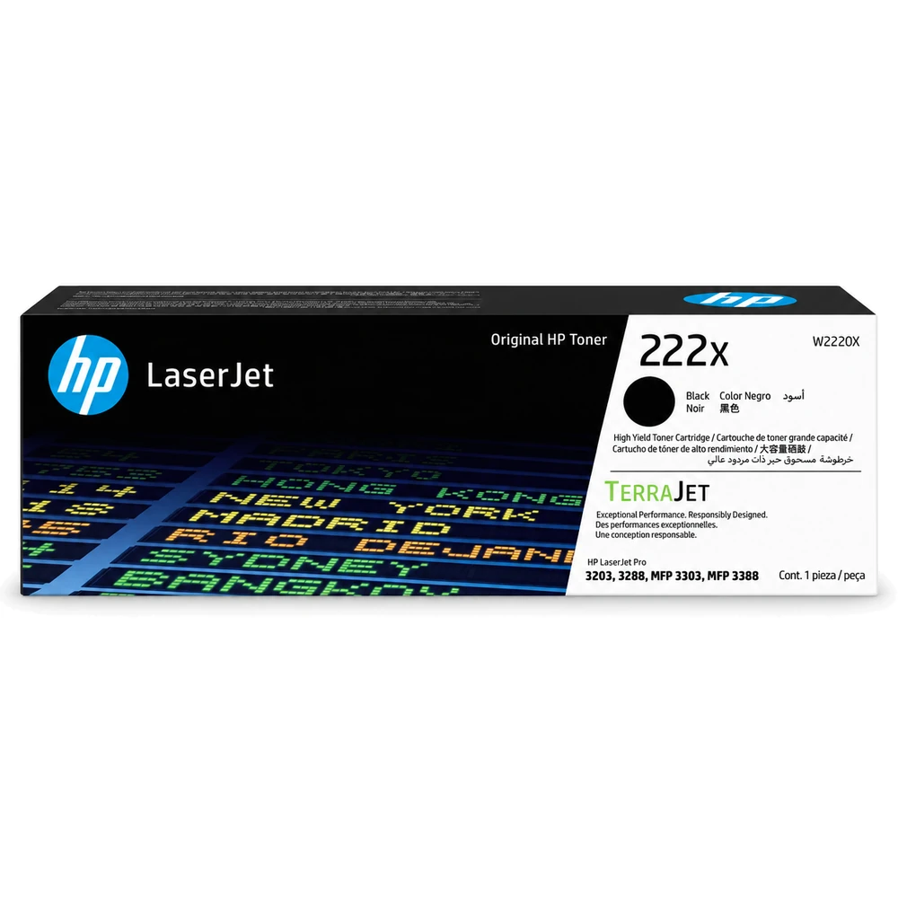 Mực in laser HP W2220X chính hãng – mực đen, dung lượng cao, 3200 trang