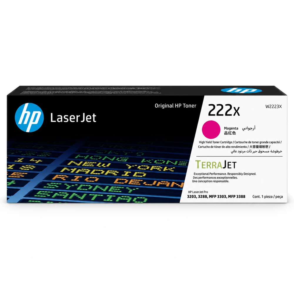 Mực in laser HP W2223X chính hãng – mực hồng (Magenta), dung lượng cao, 2500 trang