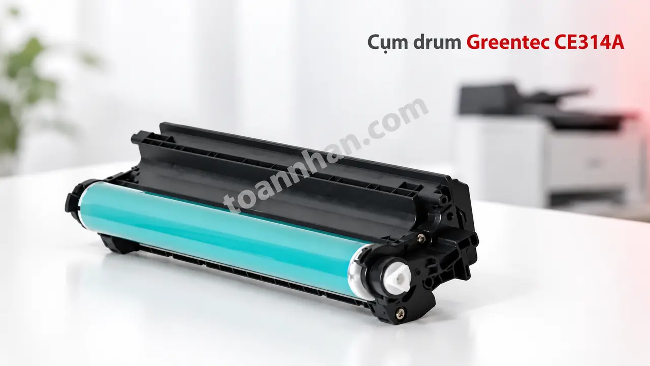 Cụm drum Greentec HP CE314A cạnh máy in