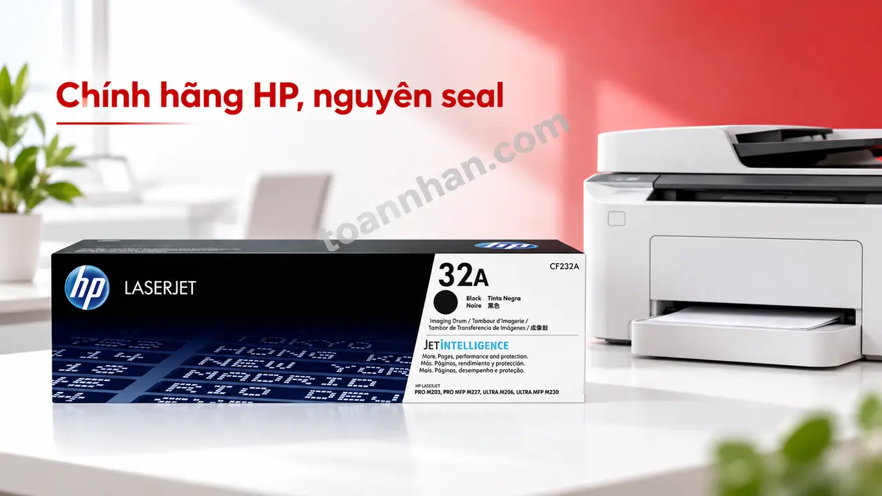 Cụm drum HP CF232A chính hãng nguyên seal cạnh máy in HP tương thích