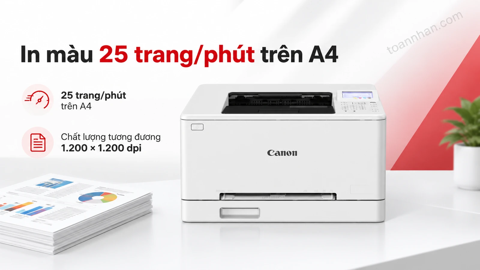 Canon imageCLASS LBP646Cdw — In màu 25 trang/phút trên A4