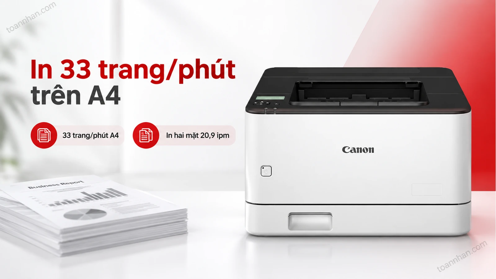Canon imageCLASS LBP172dw — In 33 trang/phút trên A4
