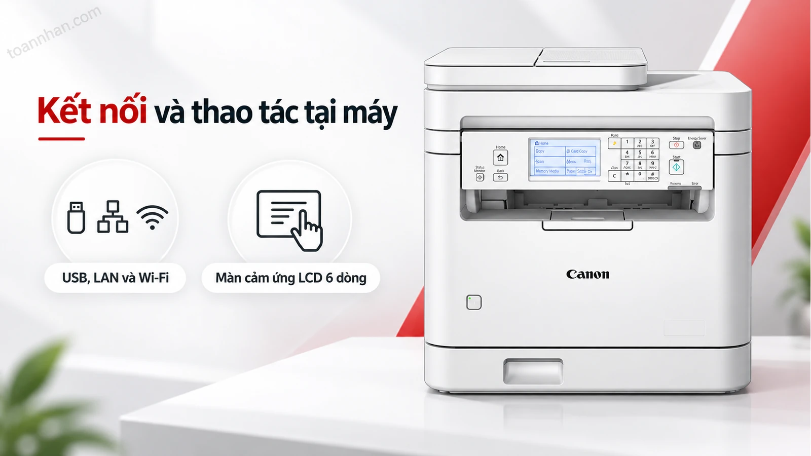 Canon imageCLASS MF289dw — Kết nối và thao tác tại máy