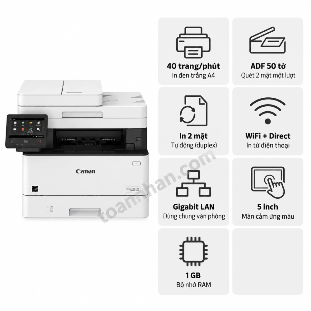 Máy in laser đen trắng đa năng Canon imageCLASS MF453DW