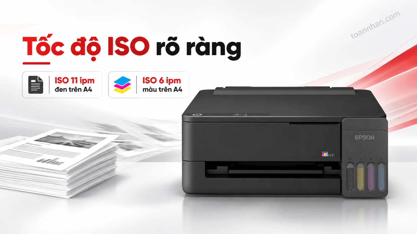 Epson EcoTank L1310 — Tốc độ ISO rõ ràng