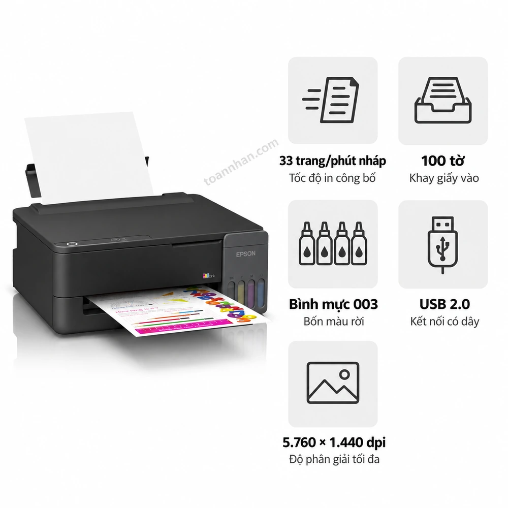 Thông số kỹ thuật máy in PRT-EPIJ-L1310