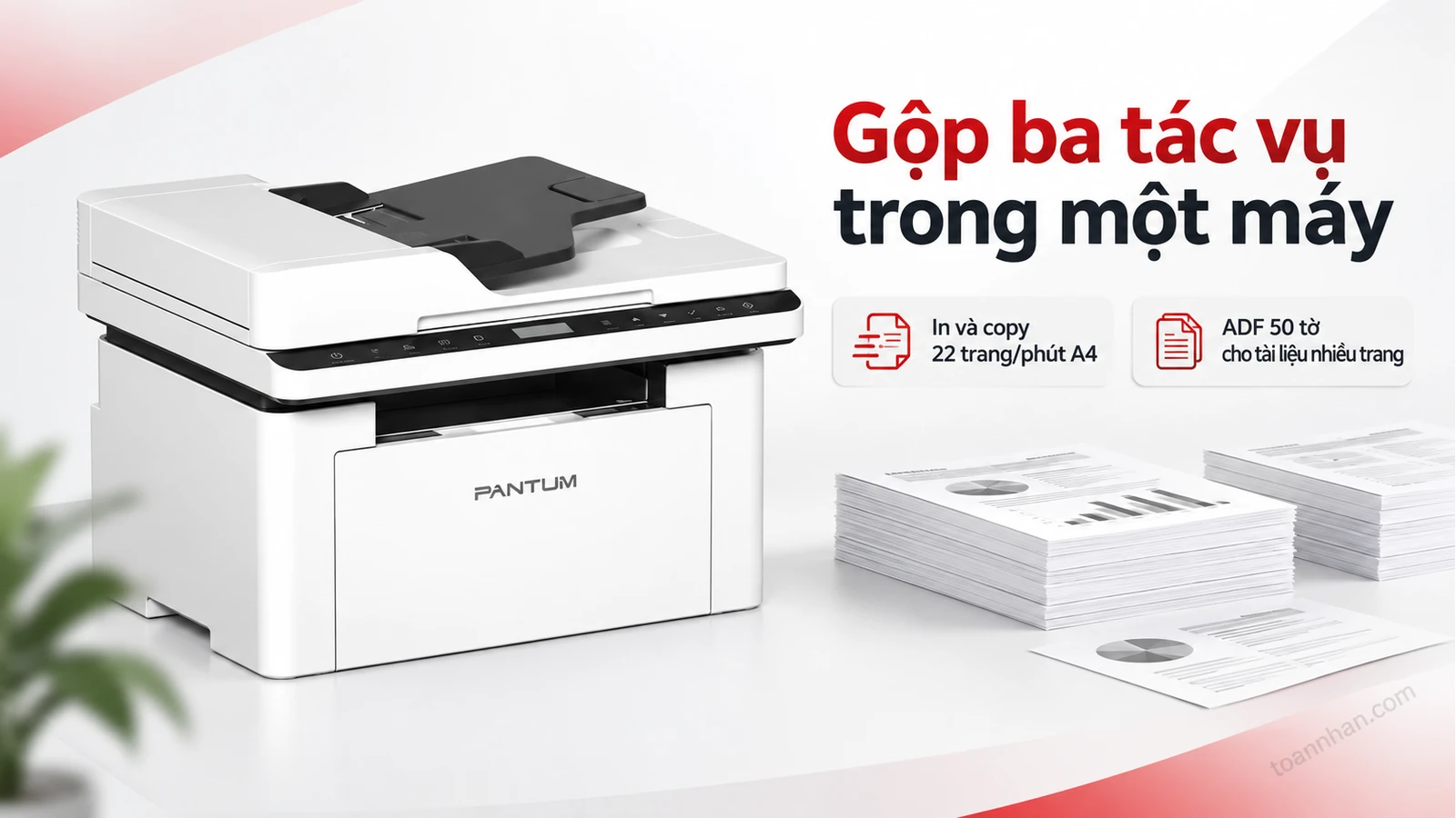 Pantum BM2310AW — Gộp ba tác vụ trong một máy