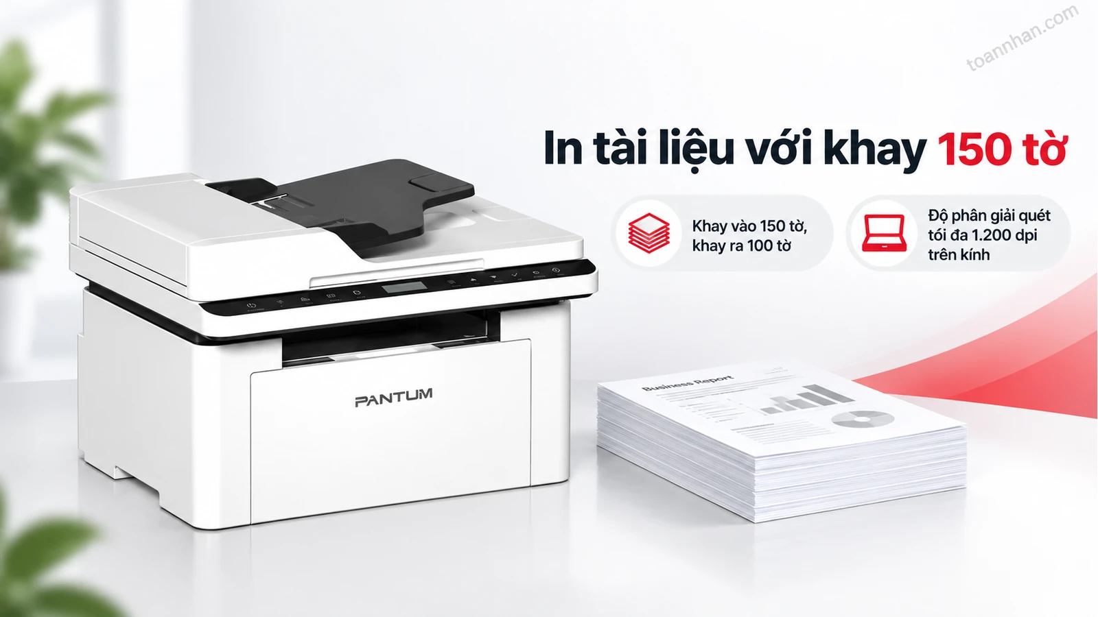 Pantum BM2310AW — In tài liệu với khay 150 tờ