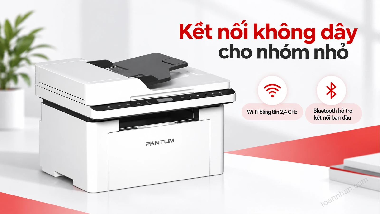 Pantum BM2310AW — Kết nối không dây cho nhóm nhỏ