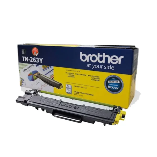 Mực in laser Brother TN263Y chính hãng – mực vàng (Yellow), 1.300 trang