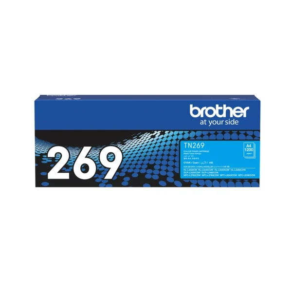 Mực in laser Brother TN269C chính hãng – mực xanh (Cyan), 1.200 trang