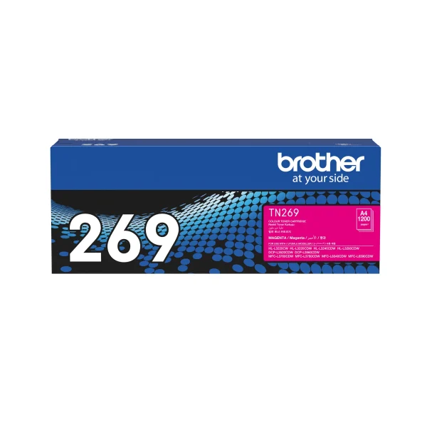 Mực in laser Brother TN269M chính hãng – mực hồng (Magenta), 1.200 trang