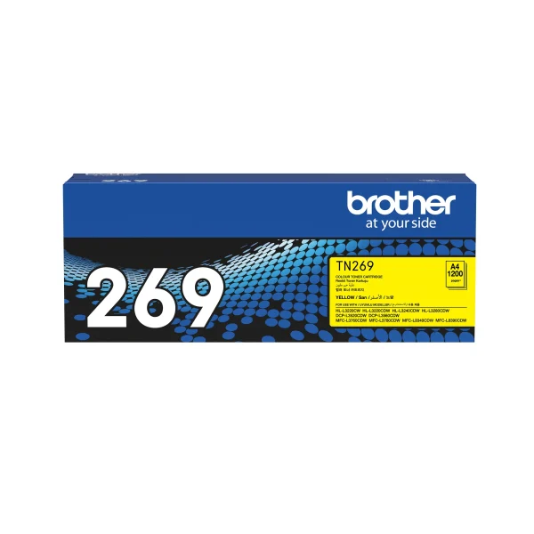 Mực in laser Brother TN269Y chính hãng – mực vàng (Yellow), 1.200 trang