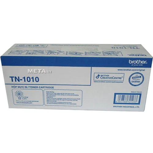 Mực in laser Brother TN1010 chính hãng – mực đen, 1.500 trang