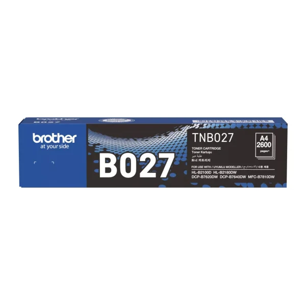 Mực in laser Brother TNB027 chính hãng – mực đen, 2.600 trang