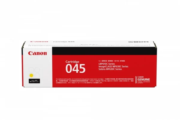 Mực in laser Canon 045Y chính hãng – mực vàng (Yellow), 1.300 trang