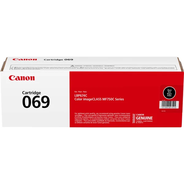 Mực in laser Canon 069BK chính hãng – mực đen, 2.100 trang
