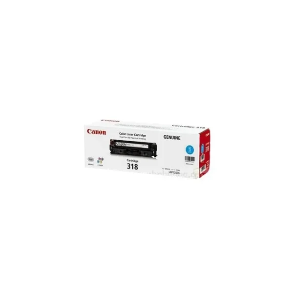 Mực in laser Canon 318C chính hãng – mực xanh (Cyan), 2.900 trang