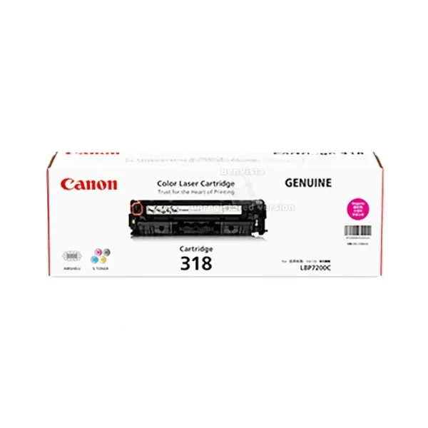 Mực in laser Canon 318M chính hãng – mực hồng (Magenta), 2.900 trang