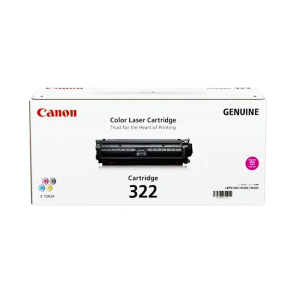 Mực in laser Canon 322M chính hãng – mực hồng (Magenta), 6.100 trang