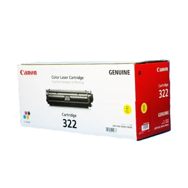 Mực in laser Canon 322Y chính hãng – mực vàng (Yellow), 6.100 trang