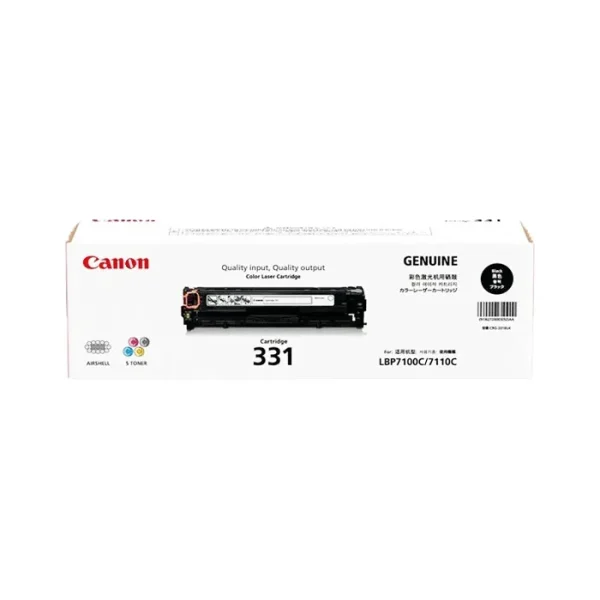 Mực in laser Canon 331BK chính hãng – mực đen, 1.400 trang