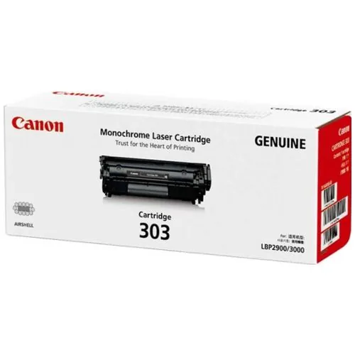 Mực in laser Canon 303 chính hãng – mực đen, 2.000 trang