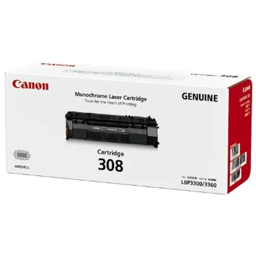 Mực in laser Canon 308 chính hãng – mực đen, 2.500 trang