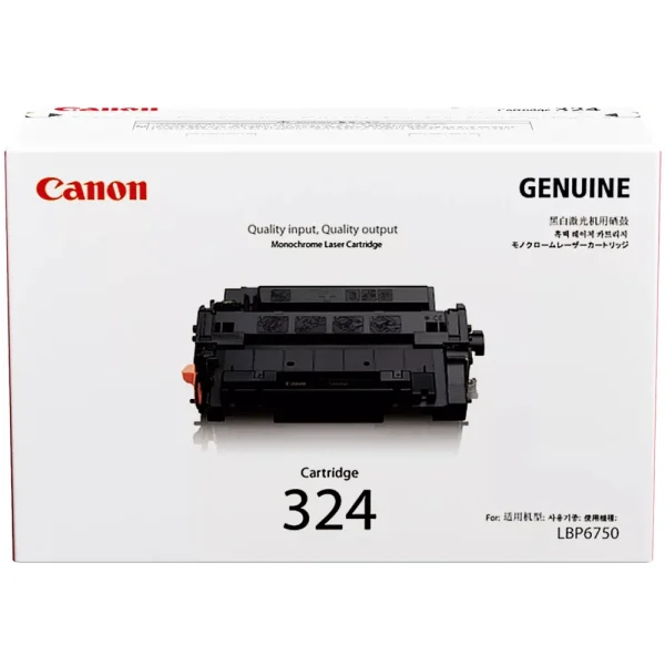 Mực in laser Canon 324 chính hãng – mực đen, 6.000 trang
