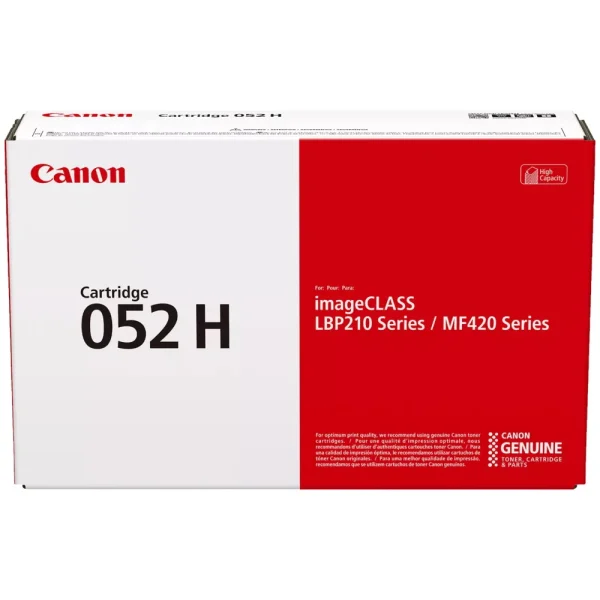 Mực in laser Canon 052H chính hãng – mực đen, dung lượng cao, 9.200 trang