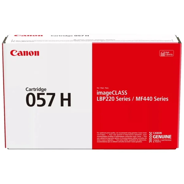 Mực in laser Canon 057H chính hãng – mực đen, dung lượng cao, 10.000 trang