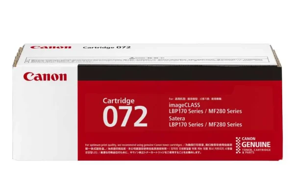 Mực in laser Canon 072A chính hãng – mực đen, 1.400 trang