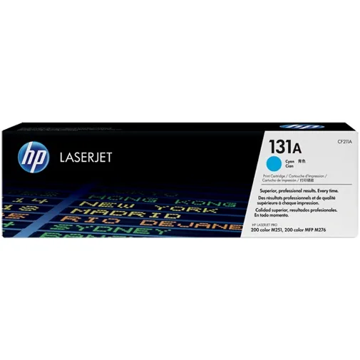 Mực in laser HP CE211A chính hãng – mực xanh (Cyan), 1.800 trang