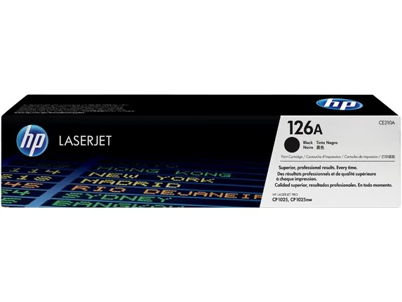 Mực in laser HP CE310A chính hãng – mực đen, 1.200 trang