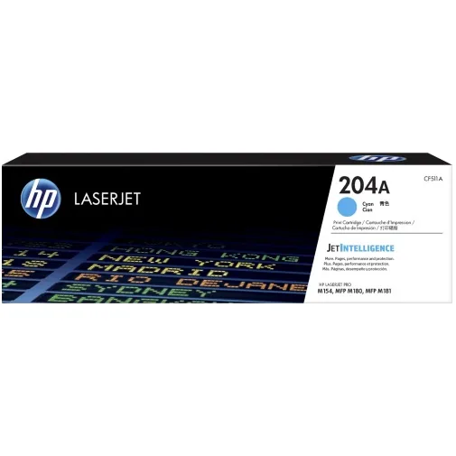 Mực in laser HP CE511A chính hãng – mực xanh (Cyan), 900 trang