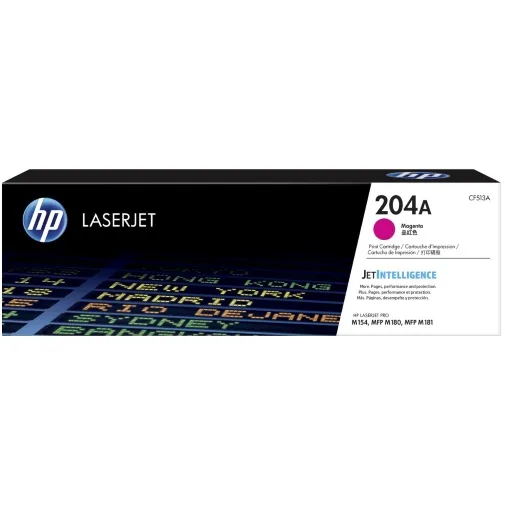 Mực in laser HP CE513A chính hãng – mực hồng (Magenta), 900 trang