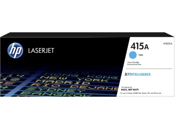 Mực in laser HP W2031A chính hãng – mực xanh (Cyan), 2.100 trang